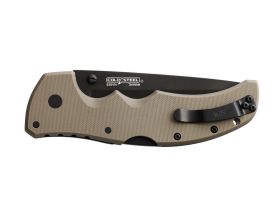 Складной нож Cold Steel Recon 1 Tanto, сталь S35VN, рукоять G10, бежевый/черный