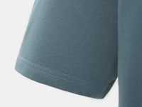 Базовая футболка из хлопка прямого силуэта