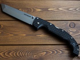 Нож складной Cold Steel Voyager XL Tanto, сталь Aus-10A, рукоять Griv-Ex, черный