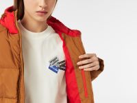 Женская стёганая куртка Lacoste с капюшоном