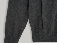 Джемпер из шерсти и хлопка с округлой горловиной