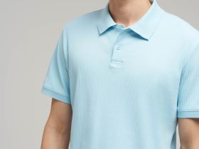 Поло облегающего кроя из хлопкового трикотажа