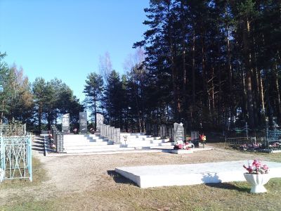 Братская могила, где похоронены воины Советской Армии, умершие от ран в госпиталях в период Великой Отечественной войны 1941–1945 гг.