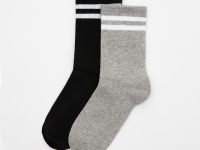 Носки Серджио, серые/черные