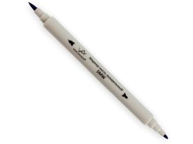 Акварельный маркер-кисть VISTA-ARTISTA 0,8 мм - 2 мм, кисть/круглое тонкое, G352 т.т. морская волна/