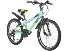 Детский велосипед Novatrack Racer 20, год 2020, цвет Голубой