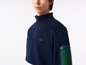 Мужская толстовка Lacoste колор-блок