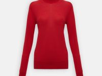 Джемпер с воротником-стойкой