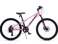 Подростковый велосипед Maxiscoo 7 Bike 24 M300, год 2024, цвет Зеленый