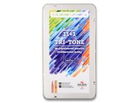 Набор карандашей многоцветных Koh-I-Noor "TRI-TONE 3442" 12 шт, металл.коробка