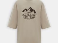 Футболка из хлопка с принтом