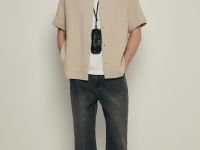 Рубашка с коротким рукавом из хлопка