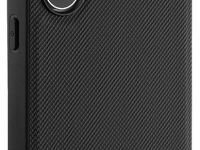 Чехол Lacoste Iconic Woven MagSafe для Galaxy S25 Ultra черный