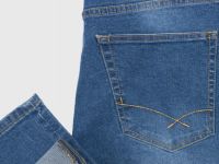 Узкие джинсы, Синий