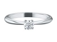 Классическое кольцо из белого золота с бриллиантом э4701кц04164200