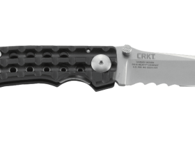 Складной нож CRKT R1804 Ruger® Knives Go-N-Heavy™, сталь 8Cr13MOV Stonewashed Combo Blade, рукоять алюминий