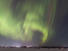 Охота за Северным Сиянием рядом с Якутском