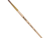 Кисть колонок №3 круглая Roubloff "1150" короткая ручка п/лак