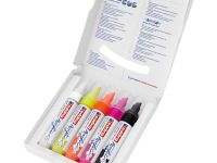 Набор маркеров акриловых Edding 5 шт, 5-10 мм неон цвет: 922,065,066,069,901