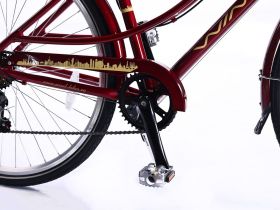 Женский велосипед Wind Avenue 300 Lady 7sp, год 2025, цвет Красный, ростовка 17