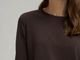 Джемпер полуприлегающего кроя из хлопка