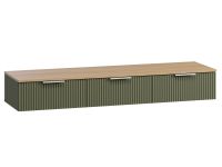 ТВ-тумба подвесная Енссон 148x22 Оливковый
