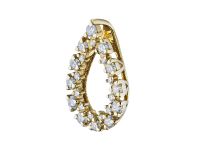 Подвеска из желтого золота с бриллиантами э0301пд09182100