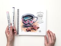 Скетчбук для графики и маркеров Малевичъ Bristol 30х21 см 30 л 280 г