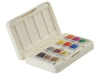 Набор акварели "Белые Ночи" Анималистика, 12 шт х 2,5 мл, палитра, пластик