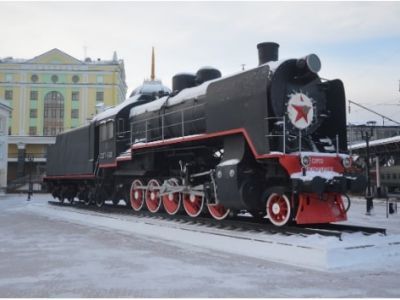 Паровоз серии СО-17-1600, выпущенный в годы Великой Отечественной войны в г. Красноярске эвакуированным из г. Бежицы заводом «Красный профинтерн»