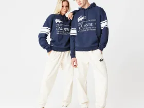 Толстовка - худи Lacoste оверсайз унисекс
