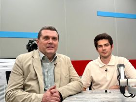 Владимир Соловьёв и Алексей Вишневецкий поздравили луганских коллег с Днём журналиста