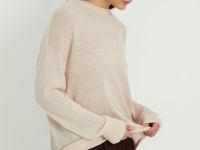 Оверсайз джемпер из мохера и шерсти