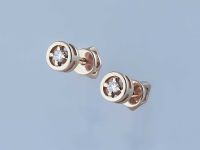 Пусеты из красного золота э0212пс05157700