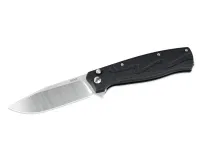 Складной нож SRM 221X-GB satin сталь 14C28N, рукоять Black G10/CF