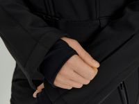 Горнолыжный комбинезон с капюшоном приталенного силуэта