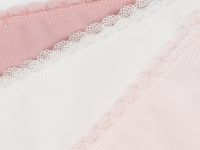 Трусы для девочек, 3 шт., Розовый