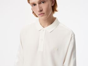 Мужская хлопковая рубашка-поло Lacoste