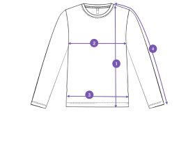 Фуфайка детская трикотажная для девочек (футболка с длинными рукавами)