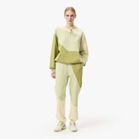 Женские хлопковые спортивные брюки Lacoste оверсайз