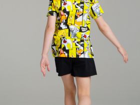 Фуфайка трикотажная для девочек (футболка)