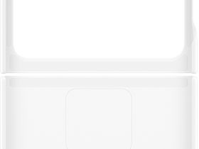 Клип-кейс Samsung Silicone Case Z Flip7 FE/Z Flip6 Белый