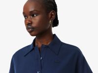 Женская рубашка Lacoste из смеси льна