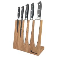 Подставка для ножей магнитная Woodinhome KS002LSON, дуб
