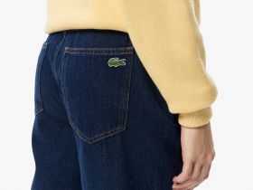 Женские джинсы Lacoste свободного кроя
