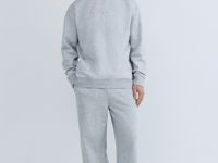 Свитшот с принтом, Серый