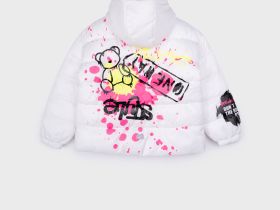 Куртка текстильная с полиуретановым покрытием для девочек