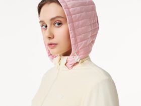 Женская утеплённая куртка-парка Lacoste с эластичным поясом