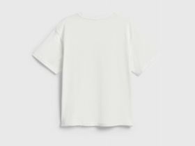 Футболка с принтом для девочек, Белый