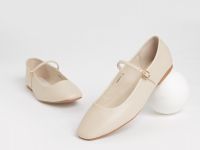 Балетки, Бежевый